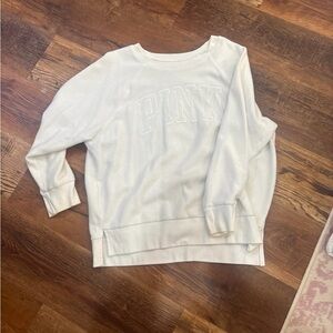 Victoria's Secret White Crew Neck Sweater